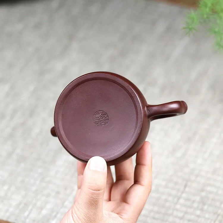 200ml Yixing Purple Clay Teapot Raw Ore Zhu Mud Kettle Handmade Customized Chinese Tea Ceremony Supplies Antique Tea Pots