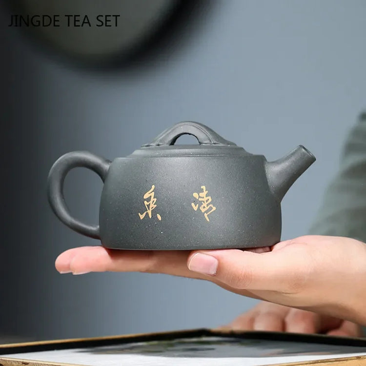 Tradition Yixing Purple Clay Teapots Handmade Filter Beauty Tea Pot Household Zisha Tea Infuser Customized Teaware Gifts 240ml